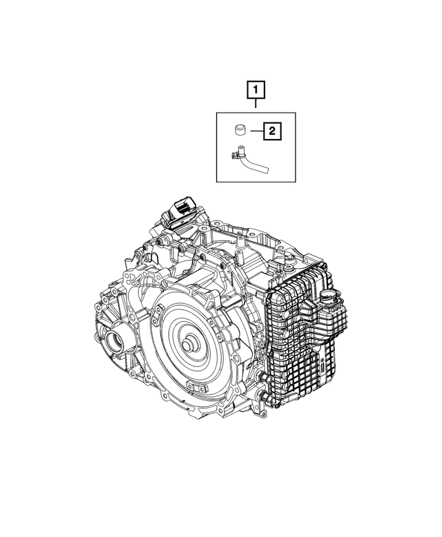 5281370AA - 948TE; 9-Speed; Automatic Transmission: Transmission Vent for Mopar Image