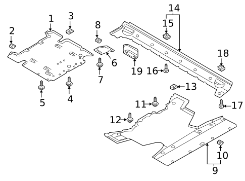 Under Cover & Splash Shields for 2022 Audi e-tron S #0