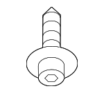 N91251601 - Body: Sound Absorber Mount Bolt for Audi: A4, A4 allroad, A4 Quattro, A5 Quattro, e-tron GT, e-tron Quattro, e-tron S, e-tron S Sportback, e-tron Sportback, Q4 e-tron, Q4 e-tron Sportback, Q6 e-tron, Q8 e-tron, Q8 e-tron Sportback, RS5, S4, S5, SQ6 e-tron, SQ8 e-tron, SQ8 e-tron Sportback Image