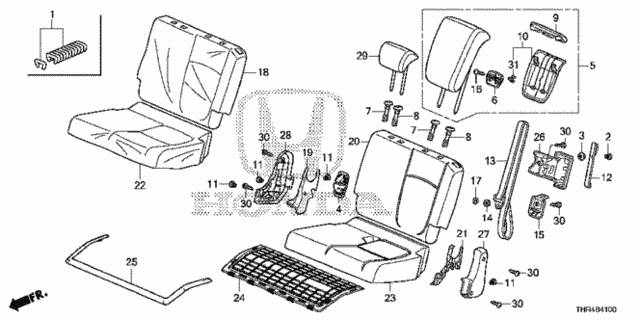 Rear Seat (L.) for 2021 Honda Odyssey #0