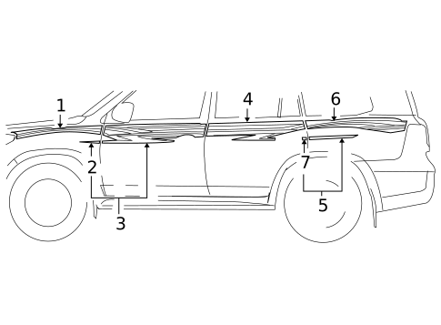Stripe Tape for 2010 Toyota Land Cruiser #0