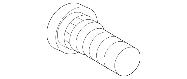 Genuine Toyota Wheel Stud Bolt - Front Or Rear - 49mm - OEM 90942-02079, 90942-02049