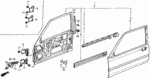 75760SB2003 - Body/Air Conditioning: PIN, DOOR CHECKER for Honda Image