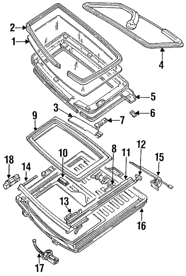 5253442 - Body: Glass Panel for Mopar Image