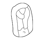 21097413 - Body: Lift Gate Anchor Plate for Saturn: SW1, SW2, Vue Image