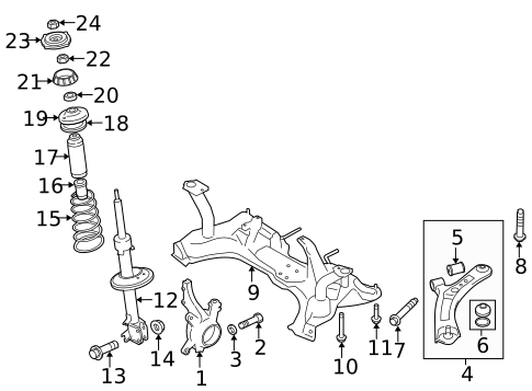 Suspension Components for 2011 Suzuki SX4 #0