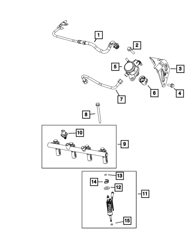 68603832AA - : Fuel Rail for Mopar Image