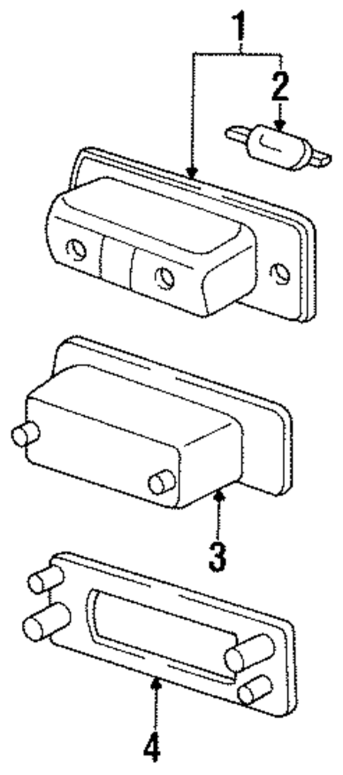 License Lamps for 1994 Porsche 928 #0