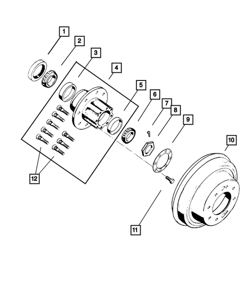 Rear Brakes for 2001 Dodge Ram 2500 #4