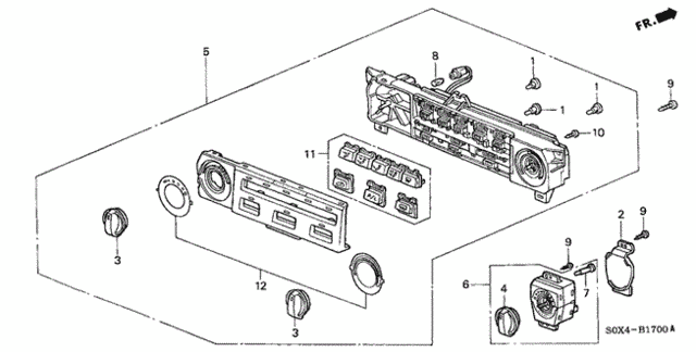 Heater Control for 2000 Honda Odyssey #0