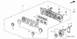 35851SP1901 - Electrical/Exhaust/Heater/Fuel: BULB B, NEO-WEDGE (14V 100MA) for Honda Image