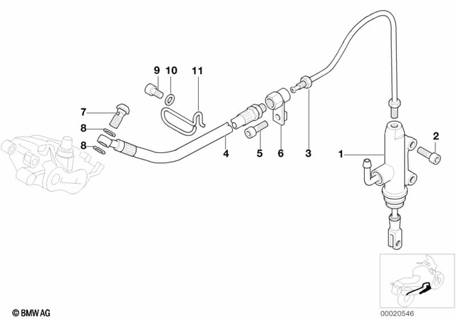 34322335605 - : Hose Clamp for BMW-Motorrad Image