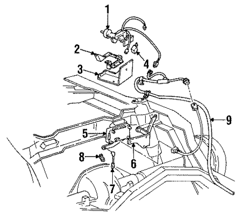 Auto Leveling Components for 1993 GMC Typhoon #0