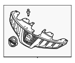 623101SZ0B - Body: Grille Assembly for Nissan: Murano Image