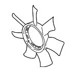 1711065D00 - : Fan Blade for Suzuki Image