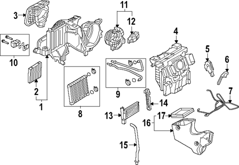 Evaporator & Heater Components for 2025 Mercedes-Benz eSprinter #0