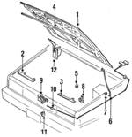 F510060ACM - Body: Hood for Nissan: Sentra Image