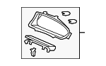 77200TA0A02ZA - Body: Instrument Cluster Bezel for Honda Image