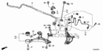 42521SNA003 - Chassis: CLAMP, FR. WIRE for Honda Image