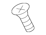 80599AZ00A - Body: Striker Screw for Nissan Image