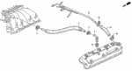 17139PK1000 - Engine: GROMMET, PCV VALVE for Acura Image