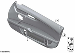 51417216411 - Vehicle Trim: Door Lining Leather Left for BMW Image