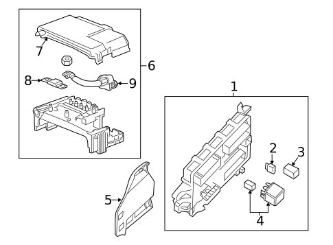 Fuse & Relay for 2013 Cadillac ATS #1