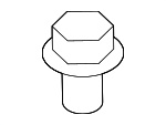 91501S04003 - Electrical: Headlight Fastener Clip for Acura Image