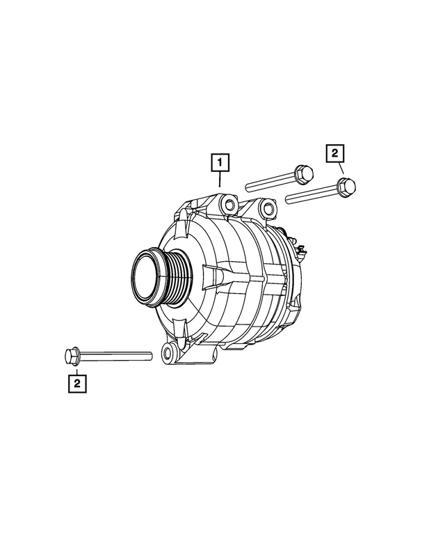 R4801865AC - Electrical: Engine Generator, Remanufactured for Mopar Image