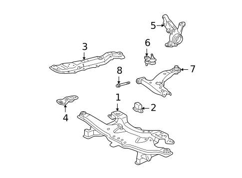 Suspension Components for 2006 Toyota Matrix #2
