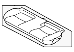 71460WB013 - Body: Seat Cushion Foam for Toyota Image