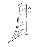 858454D100CSDS - Body: Lower Center Pillar Trim for Kia: Sedona Image
