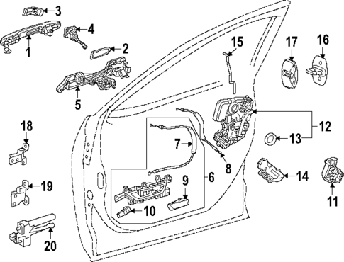 Front Door for 2024 Lexus RX450h+ #2