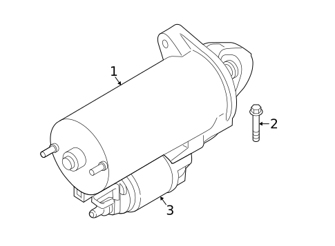 Starter for 2015 BMW 528i #0