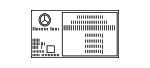 78170920 - Body: Info Label for Mercedes-Benz: C 250, C 300, C 350, C 63 AMG&amp;reg;, S 450, S 560, S 560e, S 63 AMG&amp;reg;, S 65 AMG&amp;reg;, SLC 300, SLC 43 AMG&amp;reg; Image image