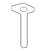 7193044020E2 - Body: Headrest Guide for Toyota: Highlander, Land Cruiser, RAV4, Sequoia, Tacoma, Tundra Image