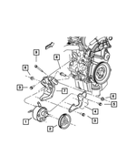 4743969AC - Steering: Power Steering Pump for Mopar Image