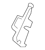 T2H25044 - : Cargo Net Lower Bracket for Jaguar: XF Image