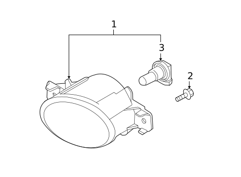 Fog Lamps for 2016 Nissan Versa Note #0