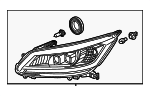 33150T3LA11 - : Headlight Assembly for Honda: Accord Image