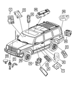 5JF971D1AC - Electrical: Memory Selector Switch for Mopar Image