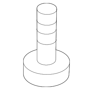 9P1399265J - Cooling System: Automatic Transmission Oil Cooler Hose Screw for Porsche Image