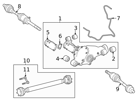 Front Axle & Carrier for 2021 Mercedes-Benz G63 AMG #0
