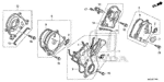 90007679000 - Engine: BOLT A, TIMING BELT COVER for Honda Image