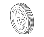 1347031060 - Engine: Crankshaft Pulley for Toyota: Avalon, Camry, Highlander, Sienna Image