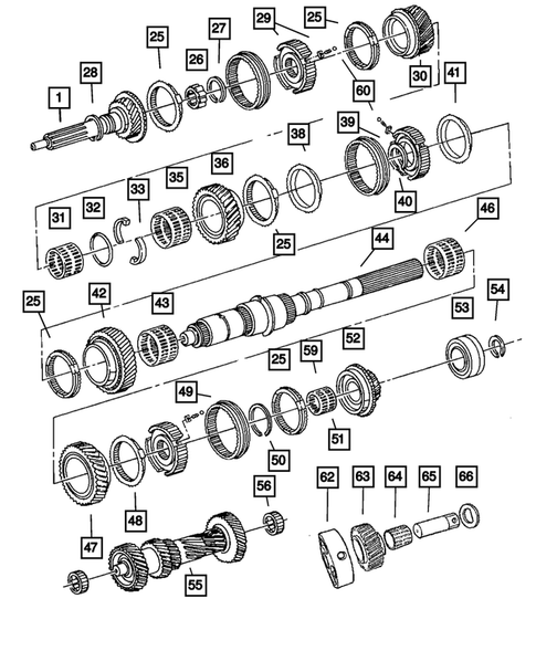 Gear Train for 2003 Jeep Liberty #0