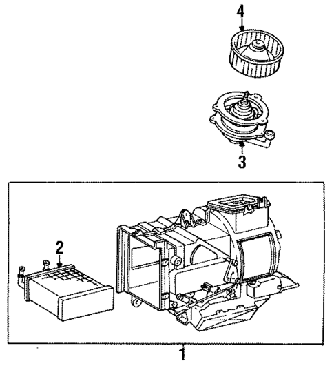 Heater Components for 1986 Toyota Corolla #0
