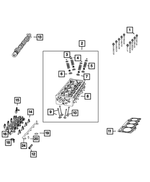 68440264AA - Engine: Cylinder Head Bolt for Mopar Image