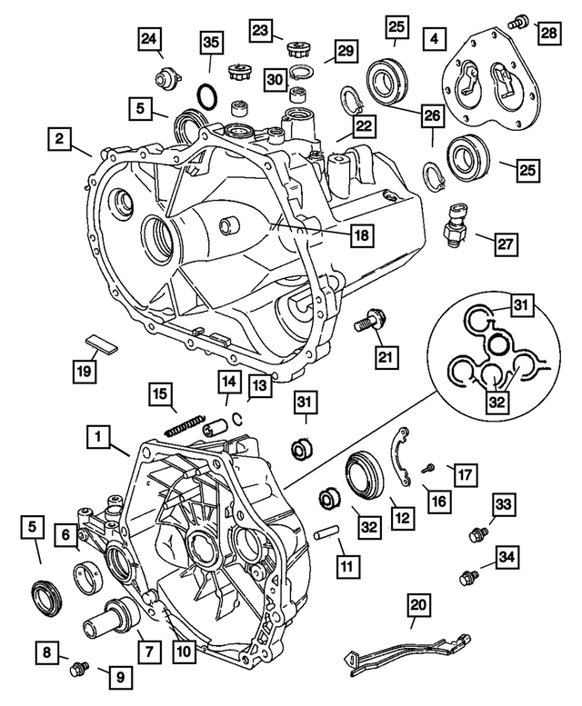 4761100 - : Drain Plug Washer for Mopar Image