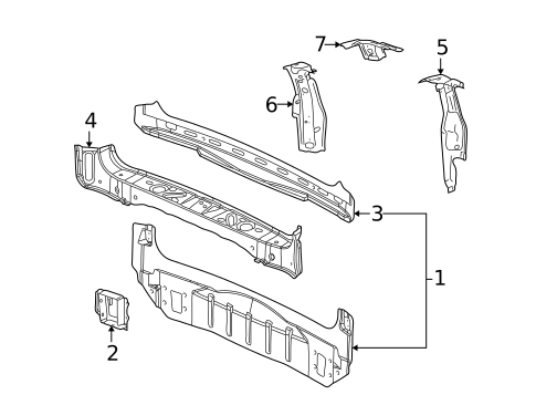 Rear Body for 2007 Saturn Vue #0